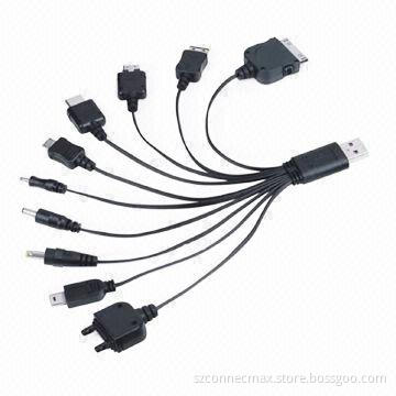 Multiple Adapter, 10-in-1 USB Cable for Mobile Phone